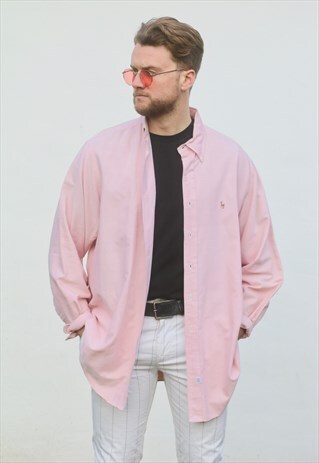 RALPH LAUREN USA PASTEL BABY PINK SHIRT