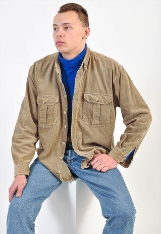 VINTAGE 90S CORDUROY SHIRT