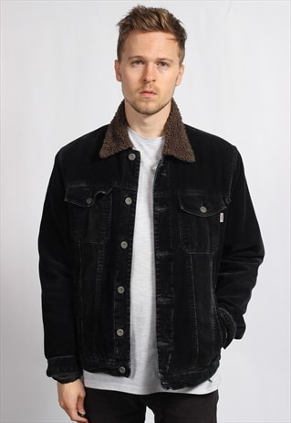 VINTAGE FLEECE LINED CORDUROY JACKET