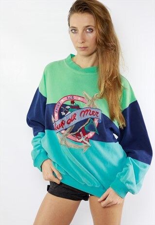 SWEATSHIRT / OVERSIZE SWEAT SHIRT / 90S SWEATSHIRT