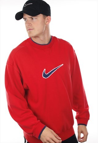 VINTAGE 90S NIKE SWOOSH SWEATSHIRT JUMPER