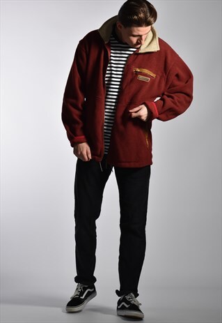 90S BERGAUS RANCHER FULL ZIP FLEECE