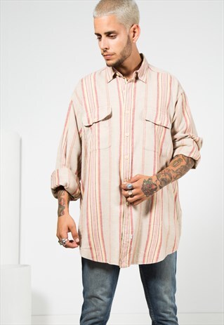 VINTAGE 80S POLO RALPH LAUREN SHIRT / S4619