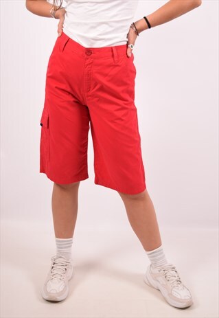 VINTAGE POLO RALPH LAUREN CARGO SHORTS RED