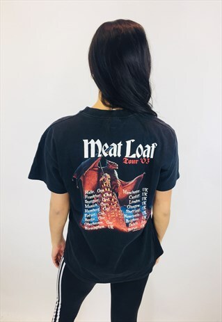 VINTAGE MEATLOAF BAND ROCK TOUR T SHIRT