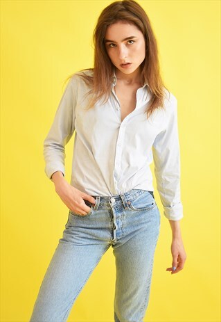 90'S RETRO DESIGNER STRIPED TEEN SHIRT TOP