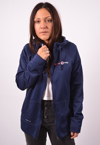 VINTAGE NIKE HOODIE SWEATER NAVY BLUE