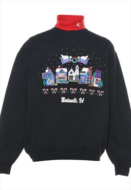 Vintage Beyond Retro Festive Season Christmas Sweatshirt - M