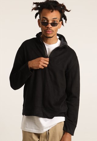 VINTAGE NAUTICA EMBROIDERED 1/4 ZIP SWEATSHIRT