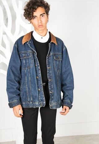 VINTAGE 80S LEE BLANKET DENIM JACKET 0124 / 5003 / 401