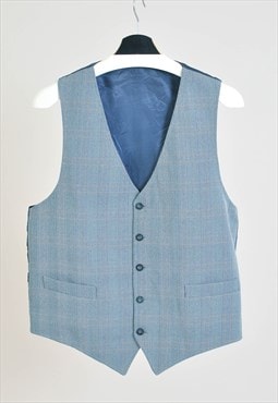 Vintage 80s checkered vest