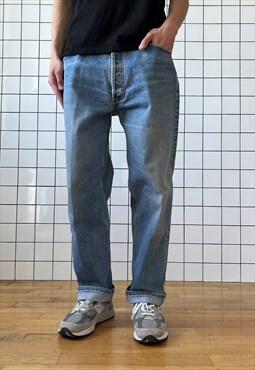 Vintage LEVIS 501 Jeans Wash Denim 90s Blue