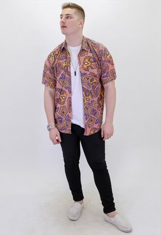 VINTAGE PATTERN FESTIVAL SHIRT
