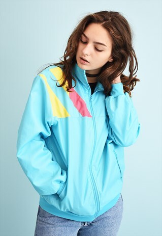70'S RETRO ATHLEISURE SPORTS THIN JACKET