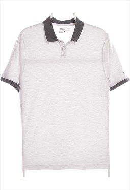 Nike 90's Nike Golf Plain Polo Shirt Small Grey