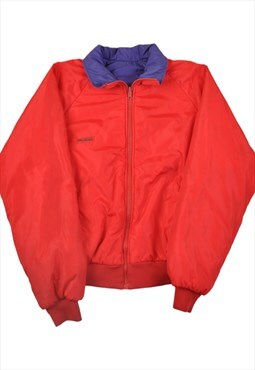 Vintage Columbia Jacket Waterproof Reversible Red/Blue Large