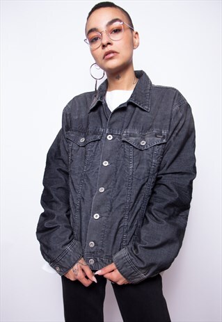 VINTAGE 90S GUESS FADED CORDUROY JACKET ID:1636