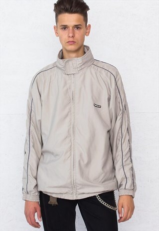 VINTAGE BEIGE REEBOK WINDBREAKER JACKET