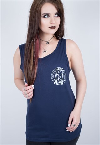 IT'S NEVER TOO LATE NAVY VEST