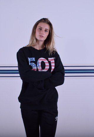 AMERICAN FLAG LEVI'S 501 SWEATSHIRT