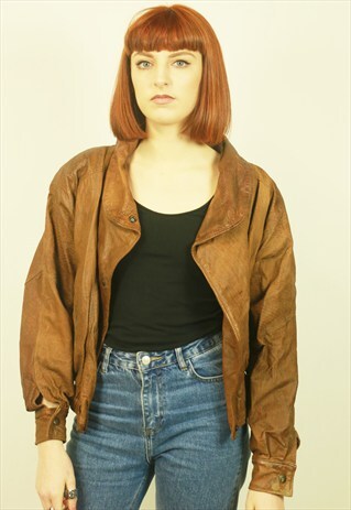VINTAGE 90S LEATHER JACKET