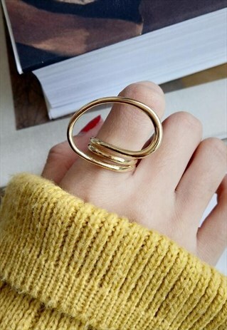 GOLD GEOMETRY RING