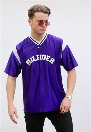 TOMMY HILFIGER USA VINTAGE JERSEY T SHIRT