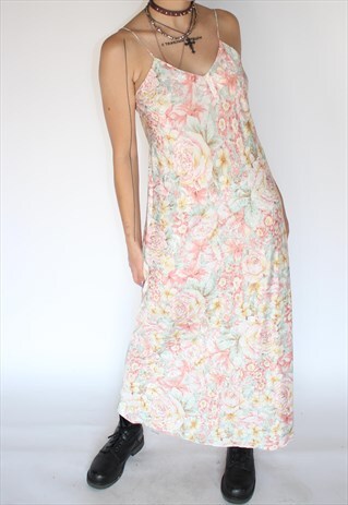 FLORAL SLIP DRESS