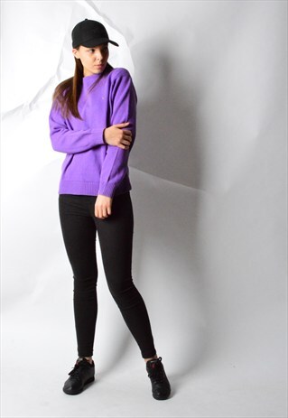 PURPLE KNIT TOMMY HILFIGER JUMPER
