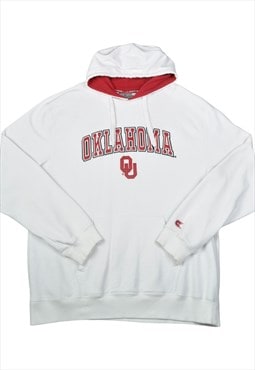 Vintage Oklahoma University Hoodie Sweater White XL