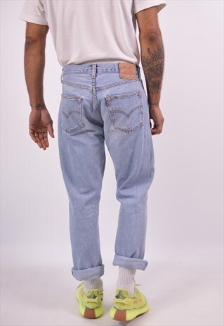 VINTAGE LEVI'S 501 JEANS SLIM FIT BLUE