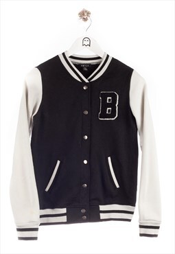 Vintage  UK2LA  College Jacket Basic Look Black/White
