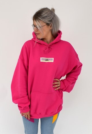 G&G UNISEX ORIGINAL LINO PATCH PINK HOOD