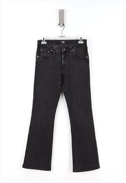 Lee Flare Low Waist Jeans in Black Denim - W28 - L32