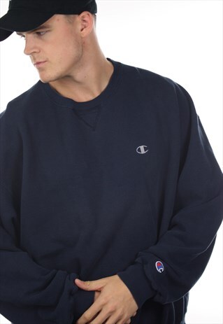 VINTAGE CHAMPION USA SMALL LOGO SWEATSHIRT JUMPER