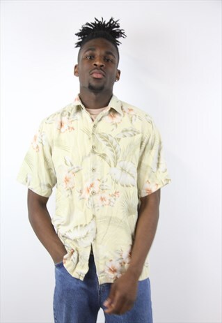 VINTAGE CREAM PATTERNED SHIRT