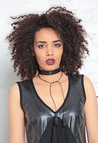 BLACK NECKLACE, EXTRAVAGANT JEWELLERY,