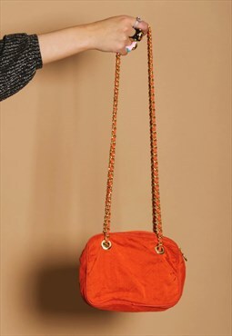 vintage quilted chain bag