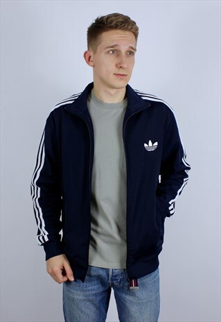 VINTAGE ADIDAS LOGO TRACK TOP TEAM