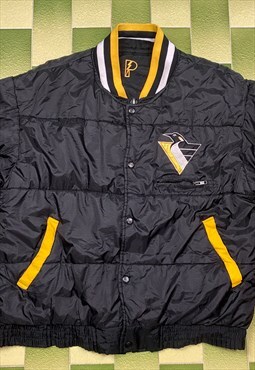Vintage NHL Pittsburgh Penguins Reversible Puffer Jacket