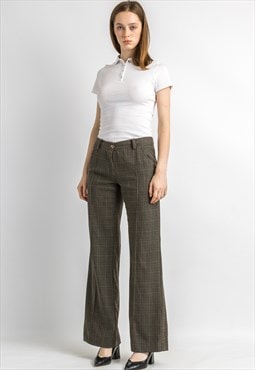 90s Vintage Vtg Rare Patrizia Pepe Brown Fall Trousers 5906