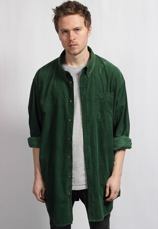 VINTAGE OVERSIZED CORDUROY SHIRT
