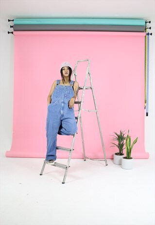 VINTAGE LONG DENIM DUNGAREES / OVERALLS