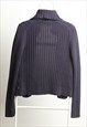 VINTAGE TOMMY HILFIGER FULL BUTTON UP SHAWL COLLAR CARDIGAN