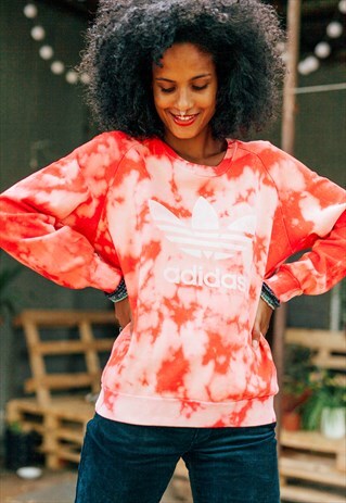 ADIDAS 90S TIE DYE SWEATSHIRT