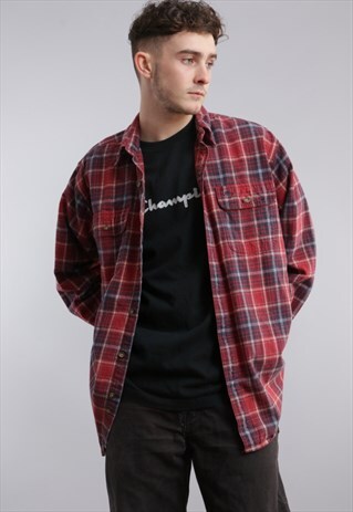 VINTAGE CARHARTT FLANNEL SHIRT Z182