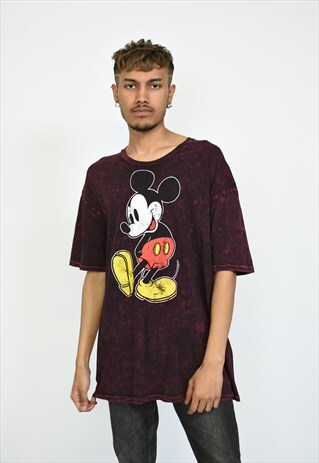 VINTAGE MICKEY MOUSE DISNEY TIE DYE FESTIVAL T-SHIRT