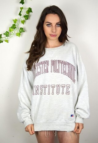90S VINTAGE RUSSELL ATHLETIC WORCESTER SPORTS SWEATSHIRT