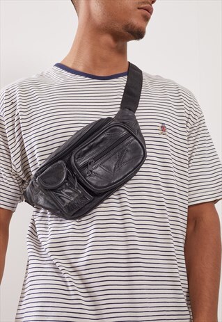 VINTAGE LEATHER FESTIVAL BUM BAG