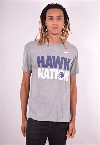NIKE MENS VINTAGE T-SHIRT TOP LARGE GREY 90S